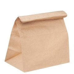 Sapsız Kraft Taşıma Torbası Büyük Boy 27x16x28 cm