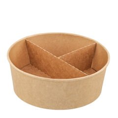 187 mm Kraft Kase İçin 3 Bölme Seperatörü