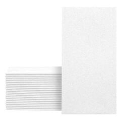 Kitap Katlama Beyaz Airlaid Kumaş Dokulu Peçete 20x40cm