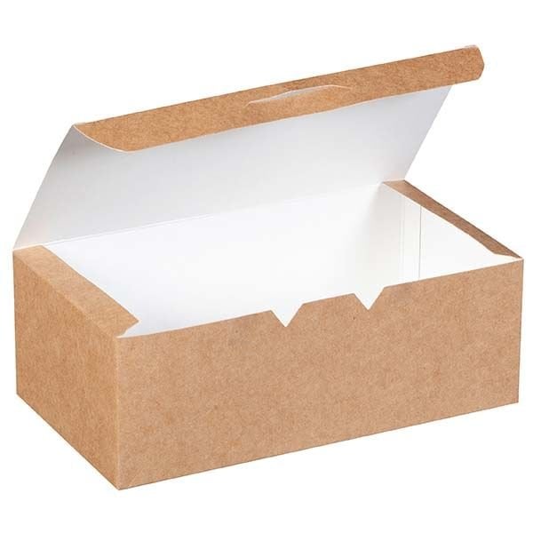 Kraft Karton Nugget Kutusu Büyük (12x22x8 cm)