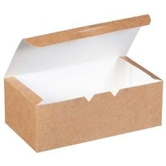 Kraft Karton Nugget Kutusu Büyük (12x22x8 cm)