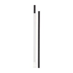 Siyah Kağıt Pipet Kağıt Sargılı 6x197 mm