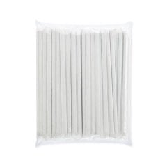 Siyah Frozen Kağıt Pipet Kağıt Sargılı 8mm x 24 cm