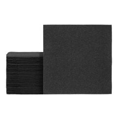 Airsoft Kare Siyah Peçete 20x20cm