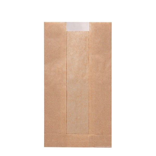 Pencereli Kraft Kese Kağıdı 15x28x7,5 cm