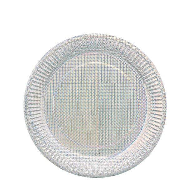 Parlak Karton Tabak 18 cm