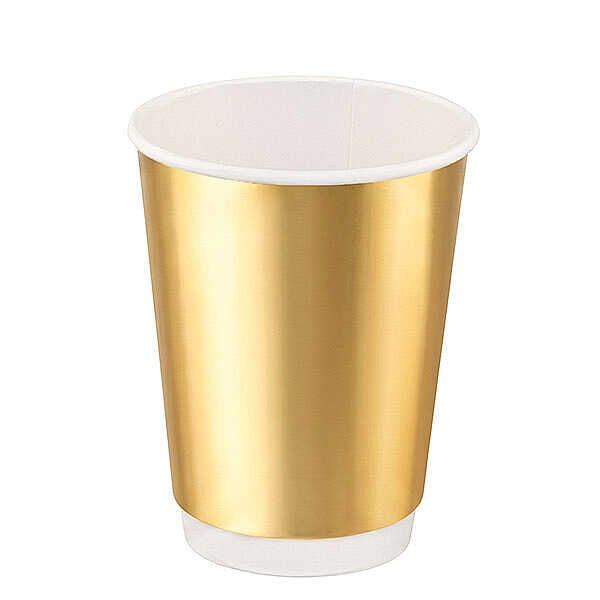 14 oz Altın Double Wall Karton Bardak