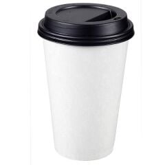 Arnes 16 oz Beyaz Kalın Karton Bardak Sıcak İçecek