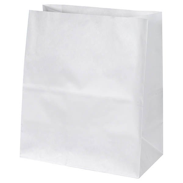 Sapsız Beyaz Taşıma Torbası Büyük Boy 27x14,5x31,5 cm