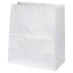 Sapsız Beyaz Taşıma Torbası Büyük Boy 27x14,5x31,5 cm