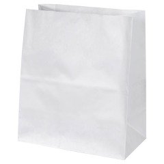 Sapsız Beyaz Taşıma Torbası Büyük Boy 27x14,5x31,5 cm