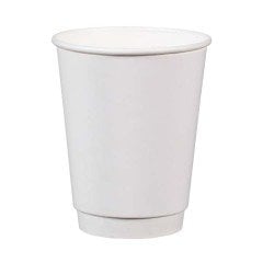 14 oz Beyaz Double Wall Karton Bardak