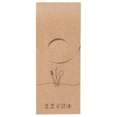 Kraft Çatal Bıçak Kaşık Kılıfı