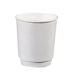 8 oz Beyaz Double Wall Karton Bardak